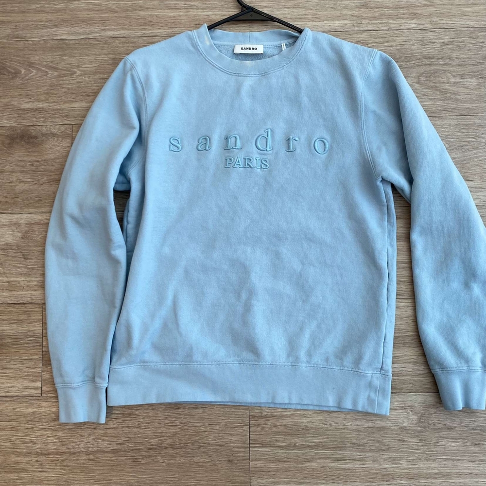 Sandro blue sweater